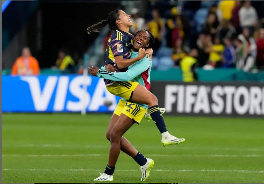 Colombia upsets Germany with a stoppage-time goal in the Women's World Cup.