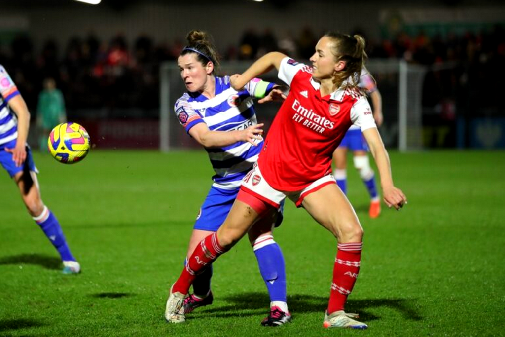 women super league football - Arsenal vs Reading