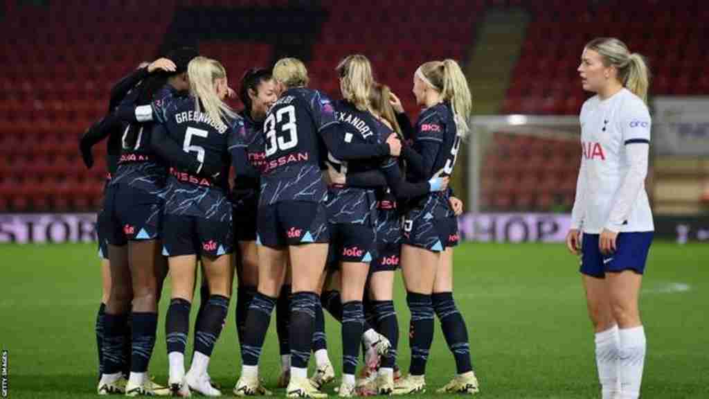 manchester city women vs tottenham women