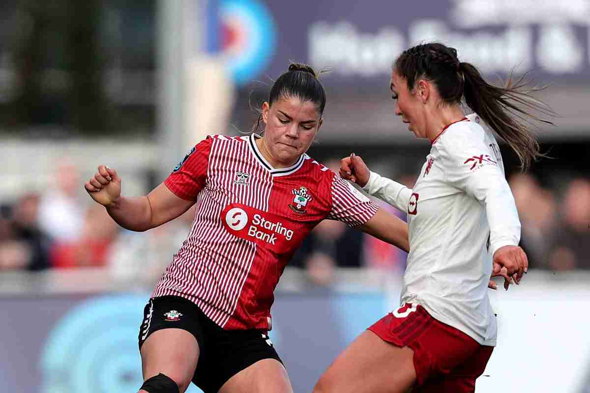 manchester united women's vs southampton women's