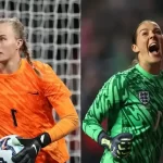 Hannah Hampton or Mary Earps . women's football news